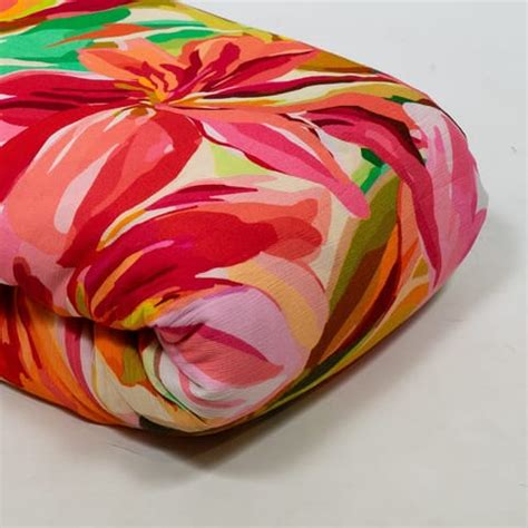 Premium Peach Color Cotton Rayon Crepe Digital Printed Fabric Fabric ...