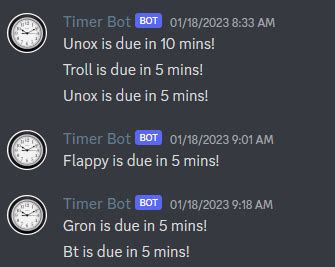 Image result for Discord Timer Bot
