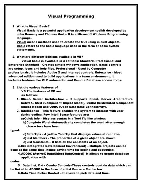 Image result for VB Programming Basics