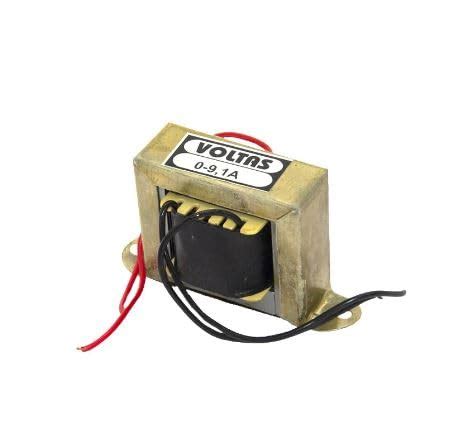 9V 1A Center Tapped Step Down Transformer 230V AC to 9-0-9V AC : Amazon ...