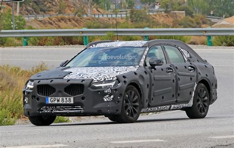 Spyshots: 2017 Volvo S90 T8 Plug-In Hybrid Prototype - autoevolution