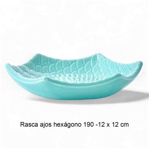 Rasca Ajos - Plato Rallador Cerámica Artesanal JC El Lobo