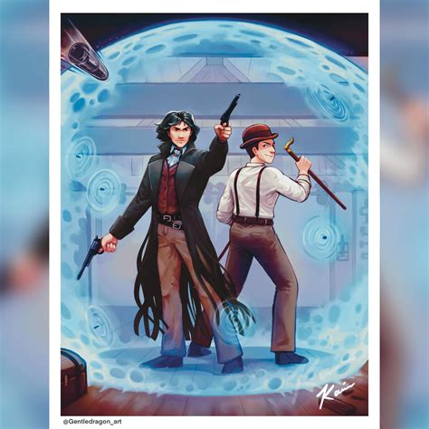 Wax and Wayne | Mistborn Art Print - Etsy