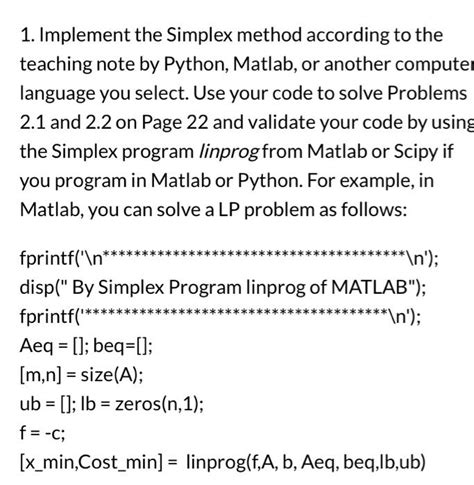 Image result for Simplex Method Python Code Output