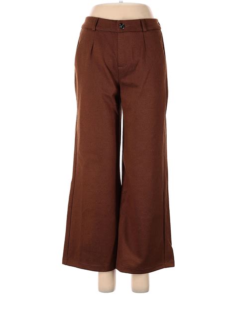 Unbranded Brown Dress Pants Size S - 57% off | thredUP