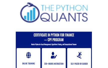 Image result for Python Quantitative Finance Course