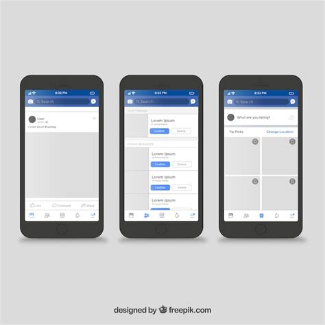 Facebook Interface 的图像结果