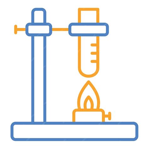 Lab burner icon | Premium Vector