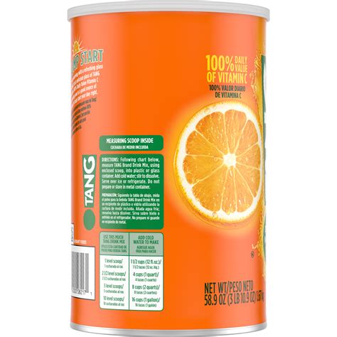 Tang Orange Drink Mix 58.9 oz