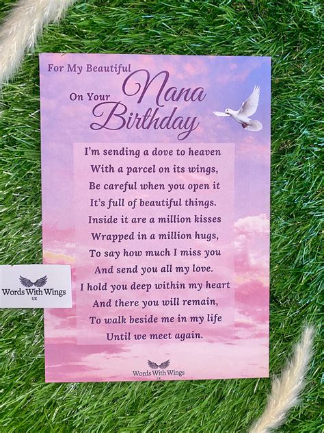 Happy Birthday Nana In Heaven