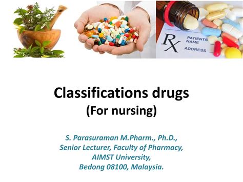 Image result for Drug Classification Explained
