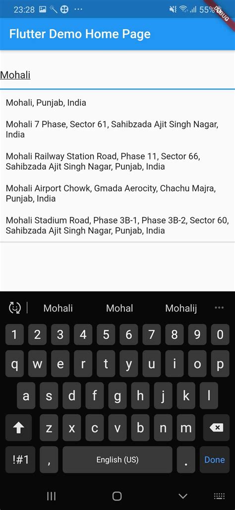 Image result for Flutter Autocomplete Text Field