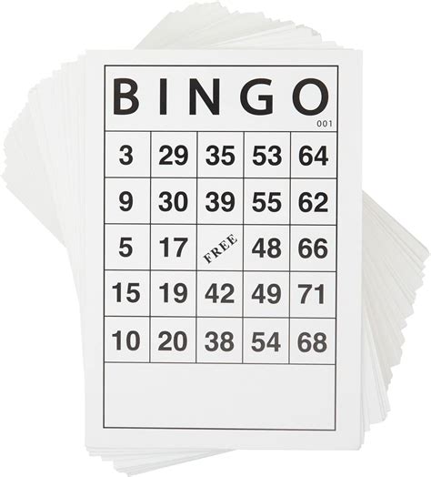 Buy Juvale Paper Bingo Cards for Kids and Adults, 180 Different ...