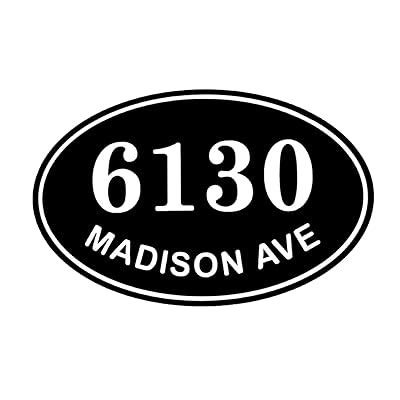 Buy Carvature House Numbers with Street Name, House Number Plaque ...