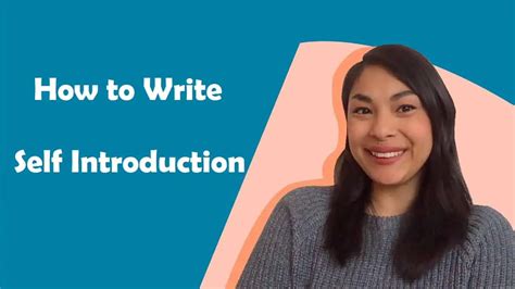 How to Write a Self Introduction 的图像结果