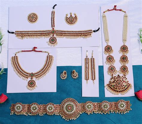 Bharatanatyam Jewellery Set | Temple Jewellery for Arangetram ...