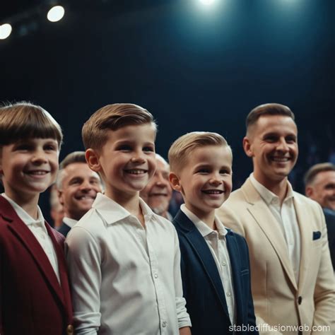 Tournament Winners with Big Smiles | Stable Diffusion Online