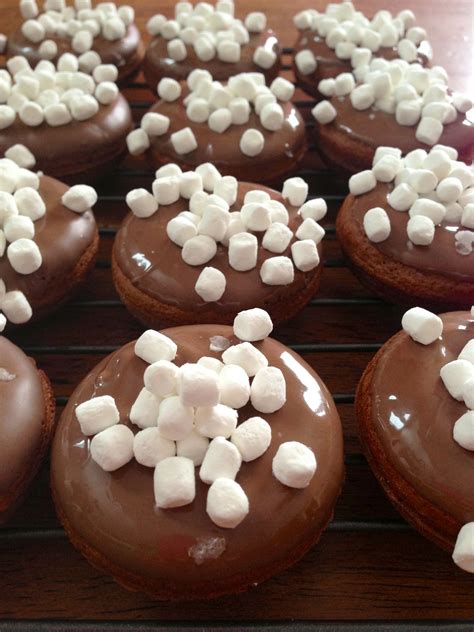 Chocolate Covered Donuts with Marshmallows