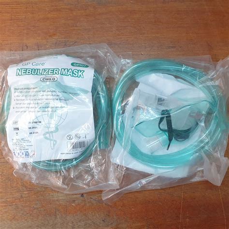 Jual Nebulizer Mask Child/Masker Nebulizer Anak GP Care ORIGINAL ...