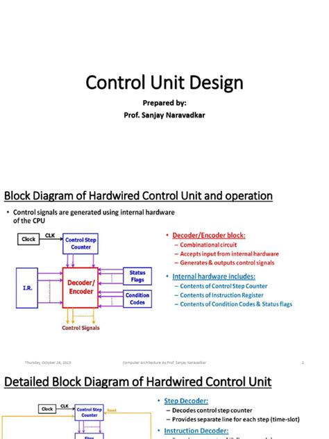 COA Control Unit Design | PDF | Electrical Engineering | Digital Electronics