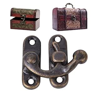 Horn Hook Hasp,30 Pcs Bronze Antique Wooden Jewelry Box Latch Hook ...