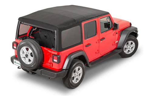 Mopar Twill Soft Top Kit for 18-24 Jeep Wrangler JL Unlimited | Quadratec