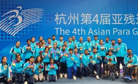 Indian athletes create history, bag 111 medals in Hangzhou Asian Para Games