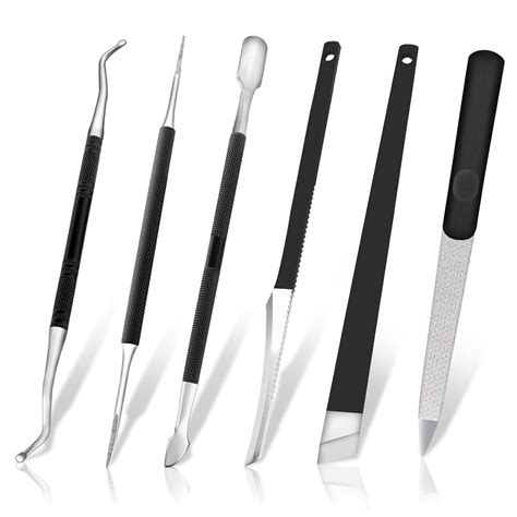 Amazon.com: Kit de herramientas de pedicura para uñas encarnadas, 6 ...