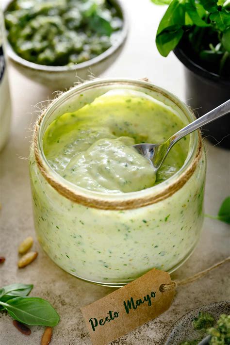 Homemade Pesto Mayo - Chefjar
