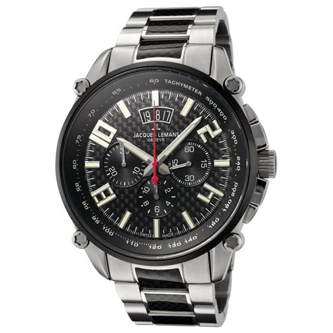 Jacques Lemans Men's GU209-RSH Geneve Collection Limited Edition ...