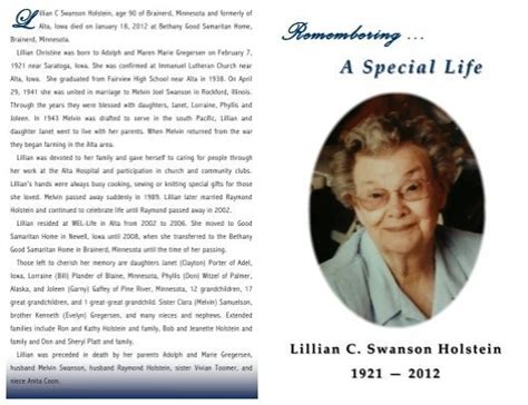 Remembering ... - Fratzke & Jensen Funeral Home