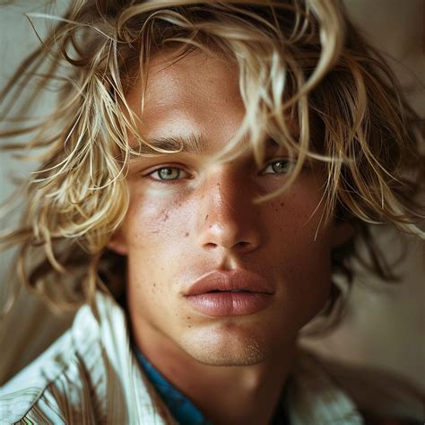 Surfer Curtains Hairstyle for Men: Beach Vibes Guide