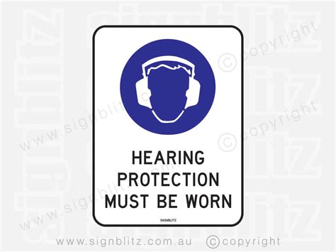 Image result for Hearing Protection Signage