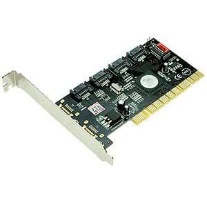 Syba SD-SATA2-4IR PCI SATA II 4x Internal Ports RAID Controller with ...