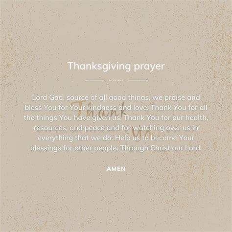 Short Prayer of Thanks 的图像结果