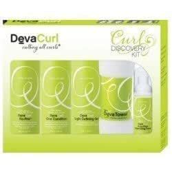 DevaCurl Curl 3-Step Discovery Kit with No-Poo, One Condition & Light ...