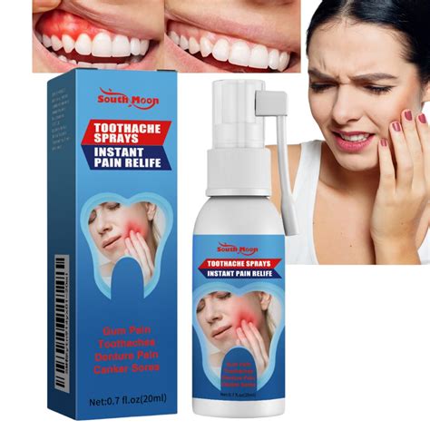 Toothache Relieving Spray,Tooth Pain Relief,Toothache Relief,Pain Spray for Dental Pain Relief ...
