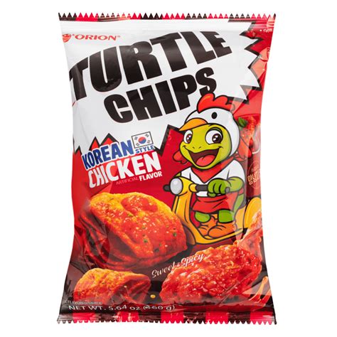 Get ORION TURTLE CHIPS Korean Fried CHICKEN flavor 160 g Delivered ...