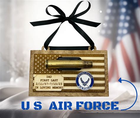 21 Gun Salute Bullet Holder Personalized Funeral Shell Casing Holder ...