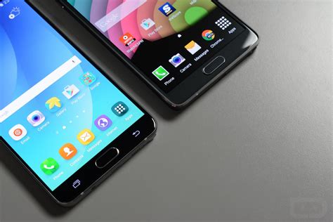 Galaxy Note 5 vs Note 4 的图像结果