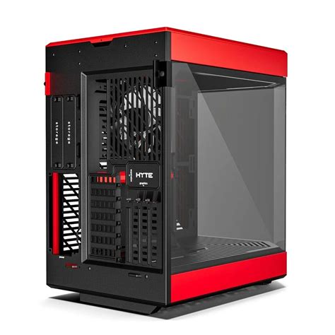 HYTE Y60 Premium Mid-Tower PC ATX Case with Panoramic Glass-(Black/Red ...
