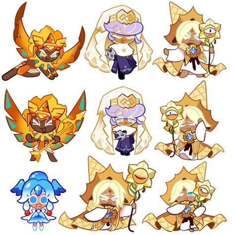 Pure Vanilla, Pastry, Blueberry Slushy, and Golden Cheese Cookie ...