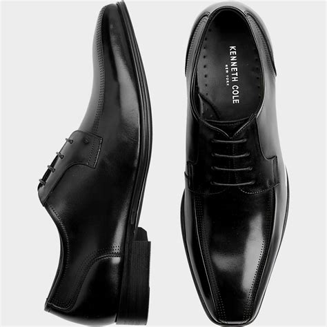 Buy a Kenneth Cole New York Lock Smith Bike Toe Dress Shoes, Black and ...