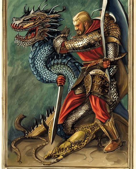 Beowulf And The Dragon