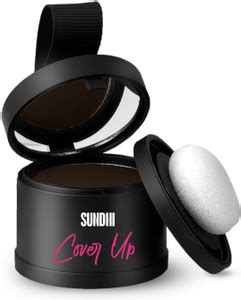 Sundhi Cover-Up Hair Powder- Brown, Helps Cover Grey Roots & Bald Spots ...