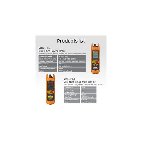 Komshine KLT-15D Fiber Optic FTTH Loss Toolkit Fiber India | Ubuy