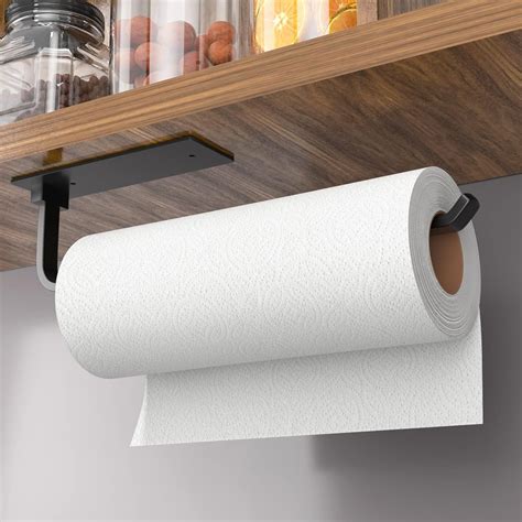Upgrade Your Kitchen with the Ultimate Matte Black Paper Towel Holder!