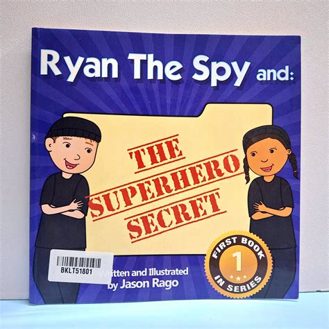 Ryan The Spy And The Super Hero Secret - BKLT51801 – Extrokids