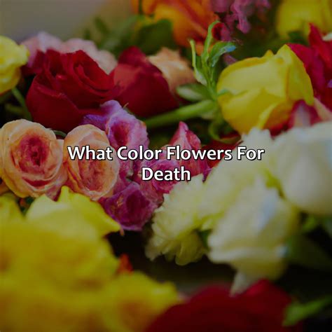 What Color Flowers For Dog Death at Harry Oloughlin blog