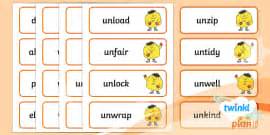 PlanIt English Additional Resources Year 1 Term 1B Spelling Word Cards